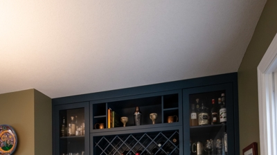 Designer kitchen wine cabinet Photo
