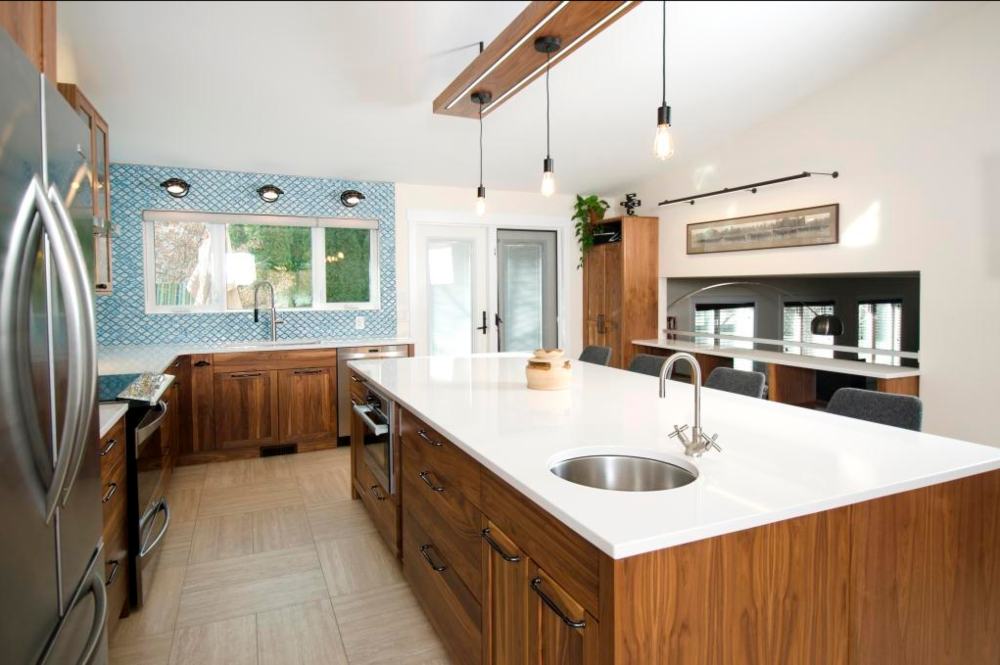 Kitchen renovation in Saskatoon home