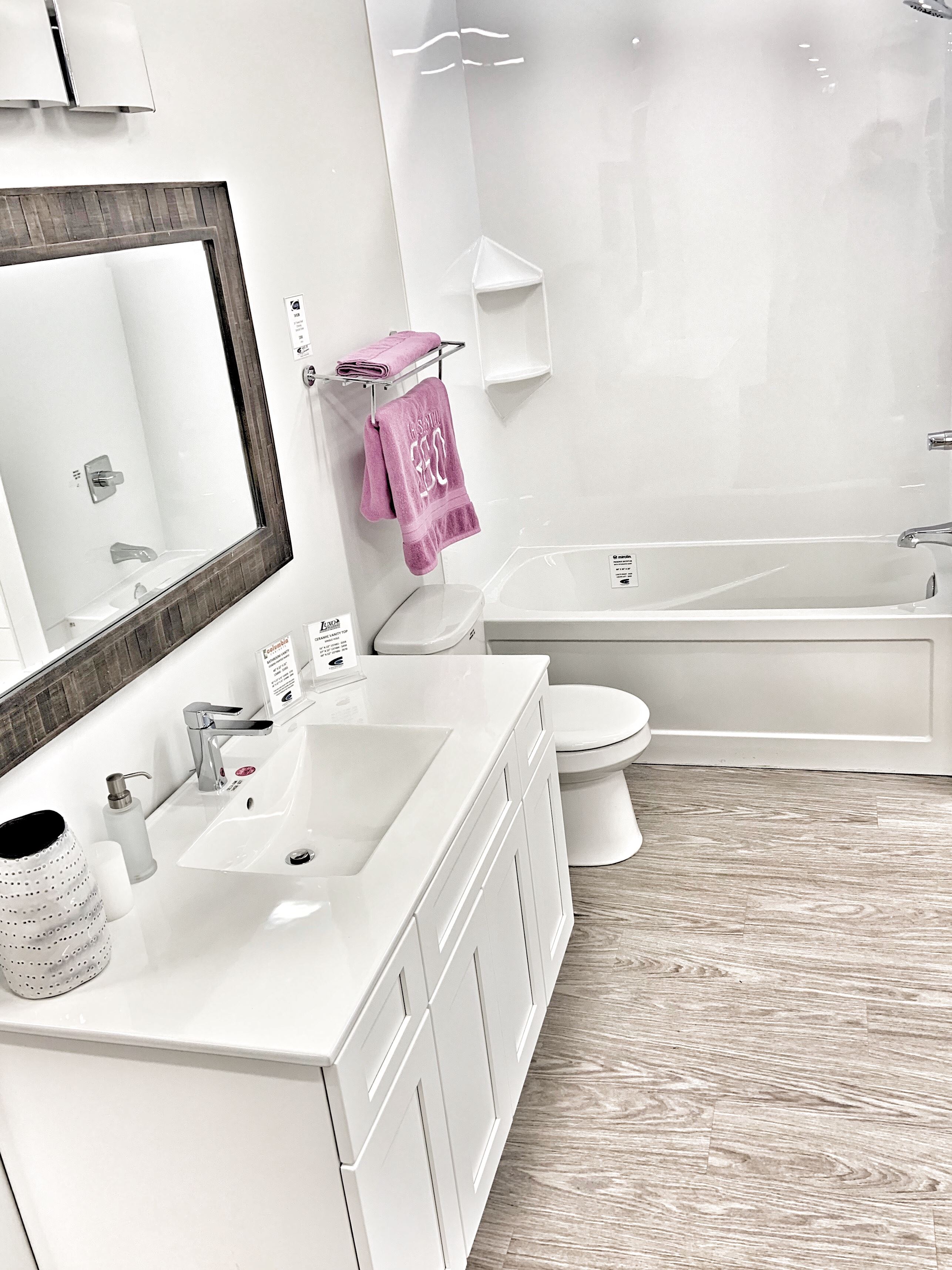 white bathroom